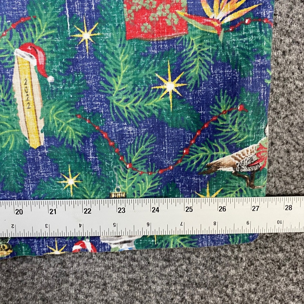 Reyn Spooner Mele Kalikimaka Hawaiian Shirt Men 2XL Blue Christmas 2022 Aloha - Picture 15 of 16